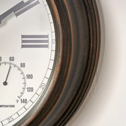 Antique Effect Bronze Wall Clock