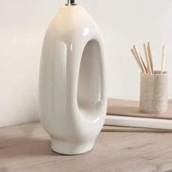 Aoife Cream Ceramic Table Lamp