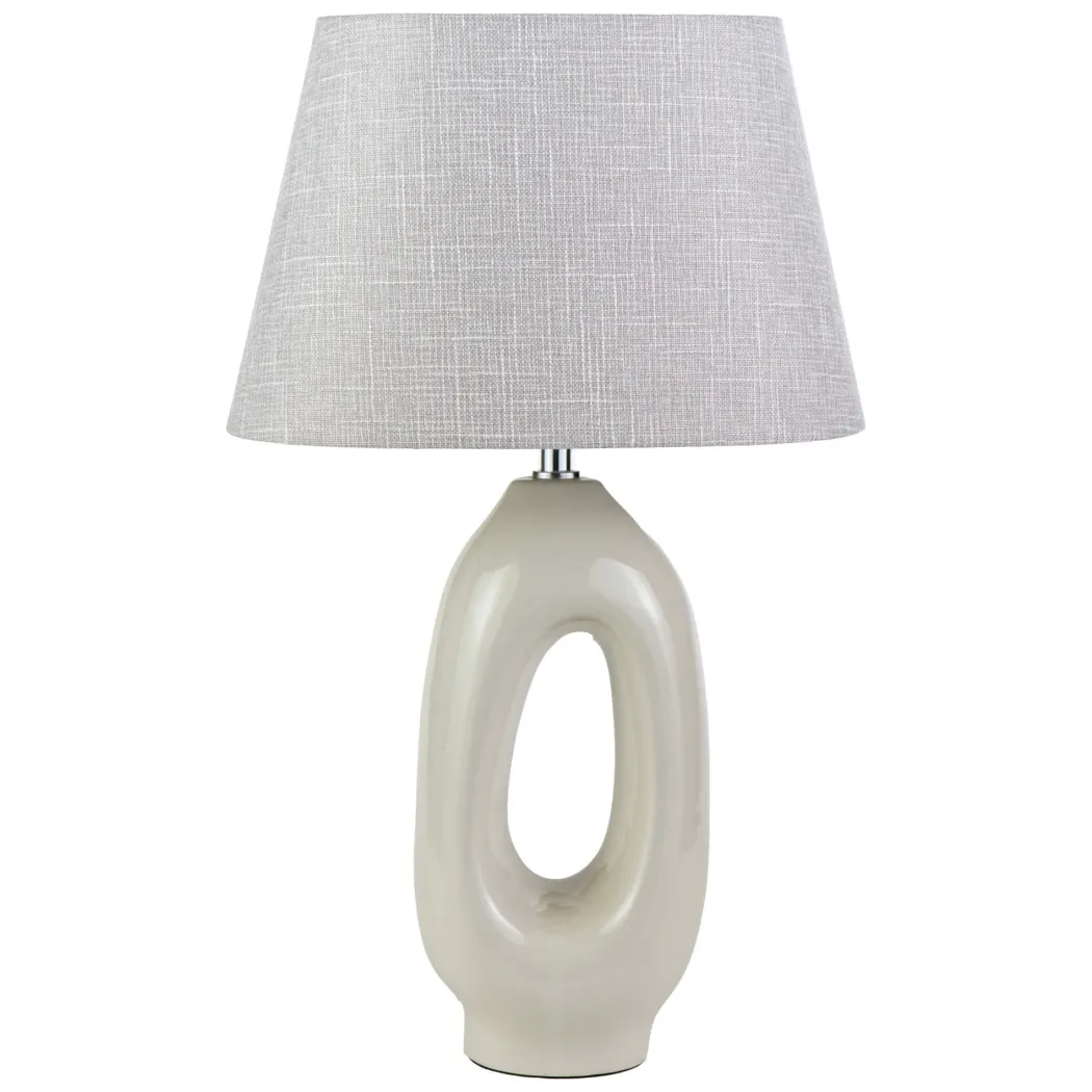 Aoife Cream Ceramic Table Lamp