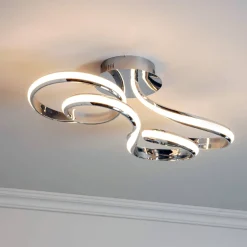 Aria LED Semi Flush Ceiling Light
