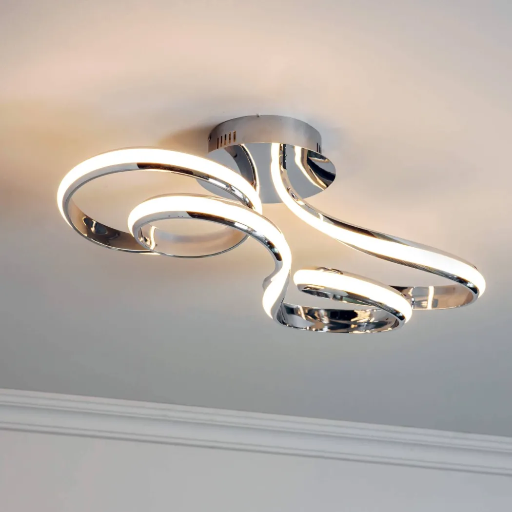 Aria LED Semi Flush Ceiling Light
