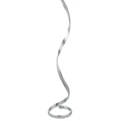 Aria LED Silver Leaf Floor Lamp