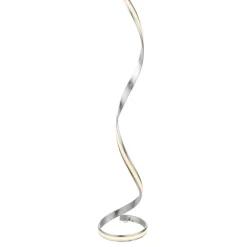 Aria LED Silver Leaf Floor Lamp