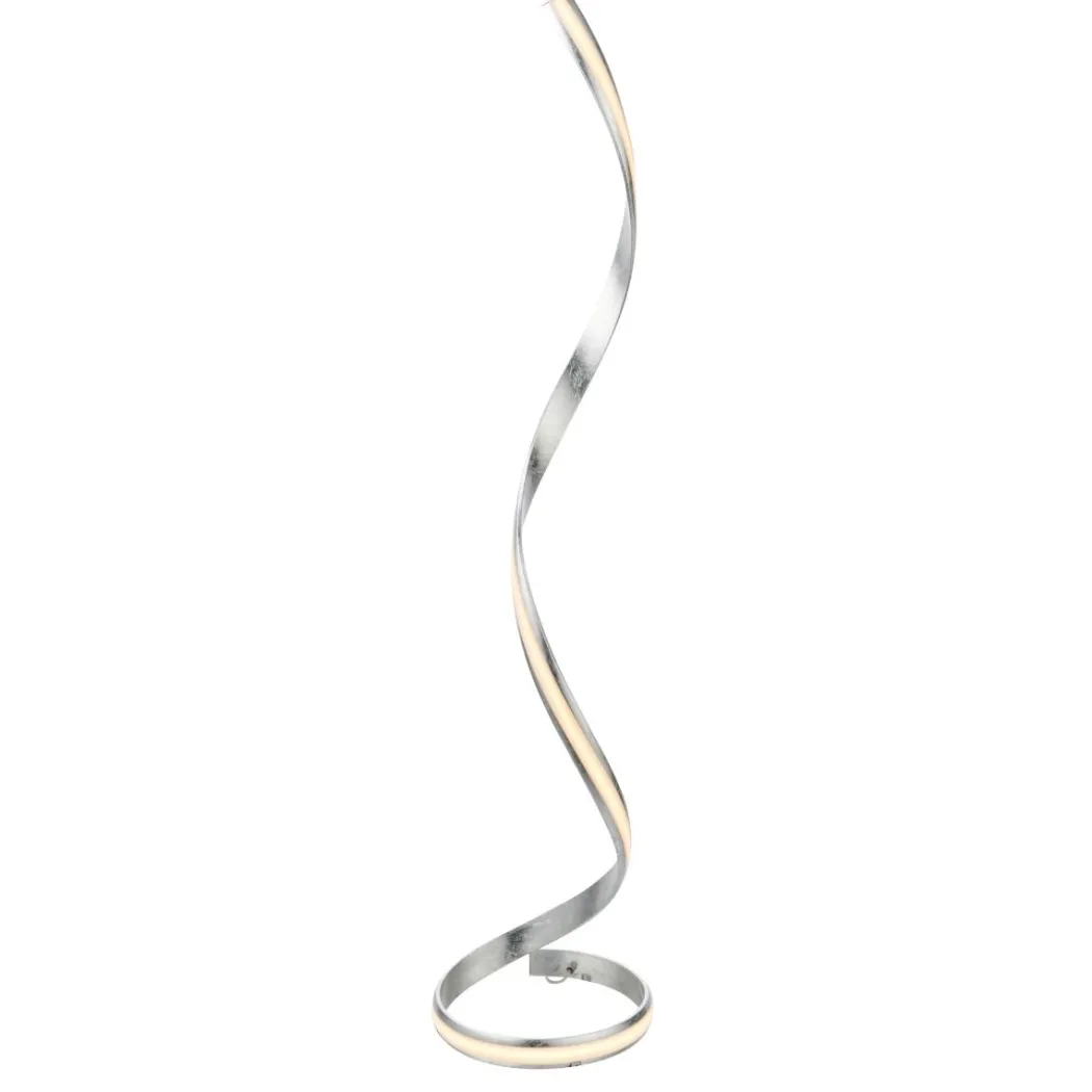 Aria LED Silver Leaf Floor Lamp