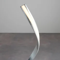 Aria LED Silver Leaf Floor Lamp
