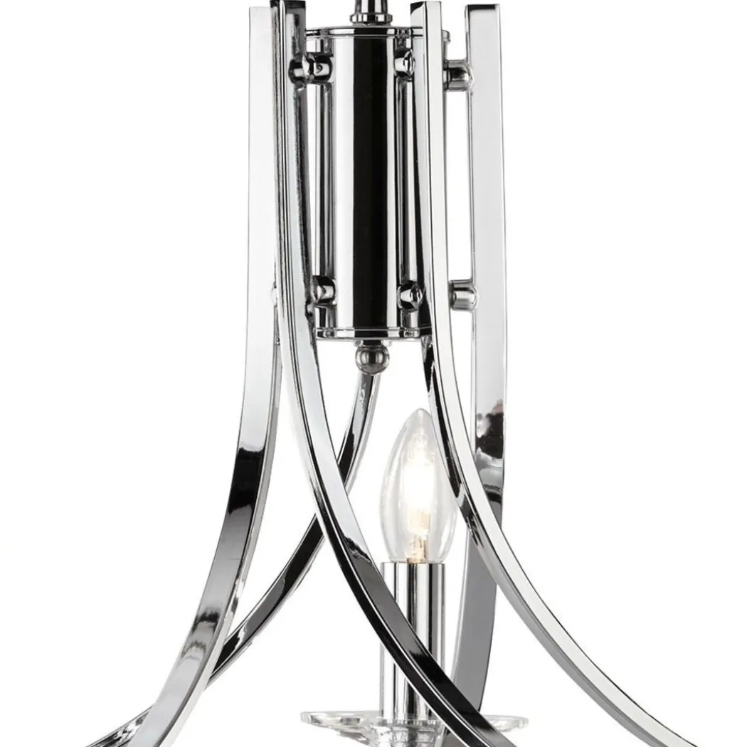 Ascona 5-Light Polished Chrome Chandelier Ceiling Light
