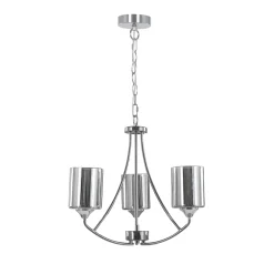 Ashton 3-Light Polished Chrome Chandelier Ceiling Light