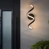 Astral Outdoor LED Black Wall Light IP44