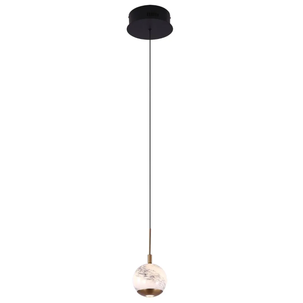 Astrid 1 Light Gold LED Pendant Ceiling Light