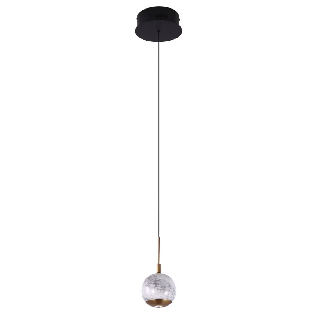 Astrid 1 Light Gold LED Pendant Ceiling Light