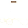 Attalea LED Satin Gold Ceiling Pendant