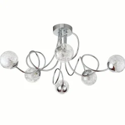 Auria 6 Light Semi Flush Ceiling Light
