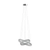Ausilia Polished Chrome and Crystal LED Pendant Ceiling Light