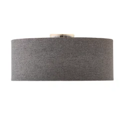 Averis Grey Flush Ceiling Light