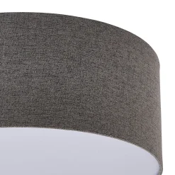 Averis Grey Flush Ceiling Light
