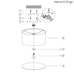 Averis Natural Flush Ceiling Light