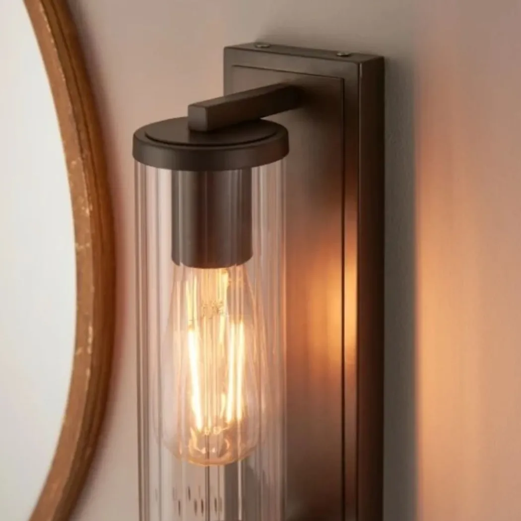 Avet Bronze IP44 Bathroom Wall Light