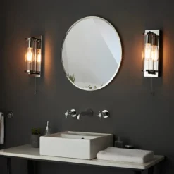 Avet Chrome IP44 Bathroom Wall Light
