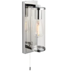 Avet Chrome IP44 Bathroom Wall Light