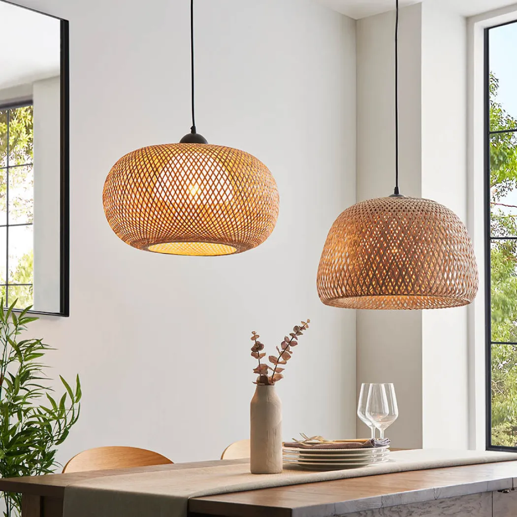 Bali Bamboo Natural Ceiling Pendant