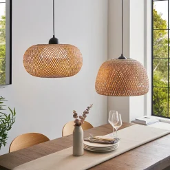 Bali Bamboo Natural Ceiling Pendant