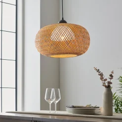 Bali Bamboo Natural Ceiling Pendant
