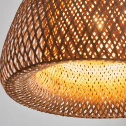 Bali Woven Bamboo Small Pendant Ceiling Light