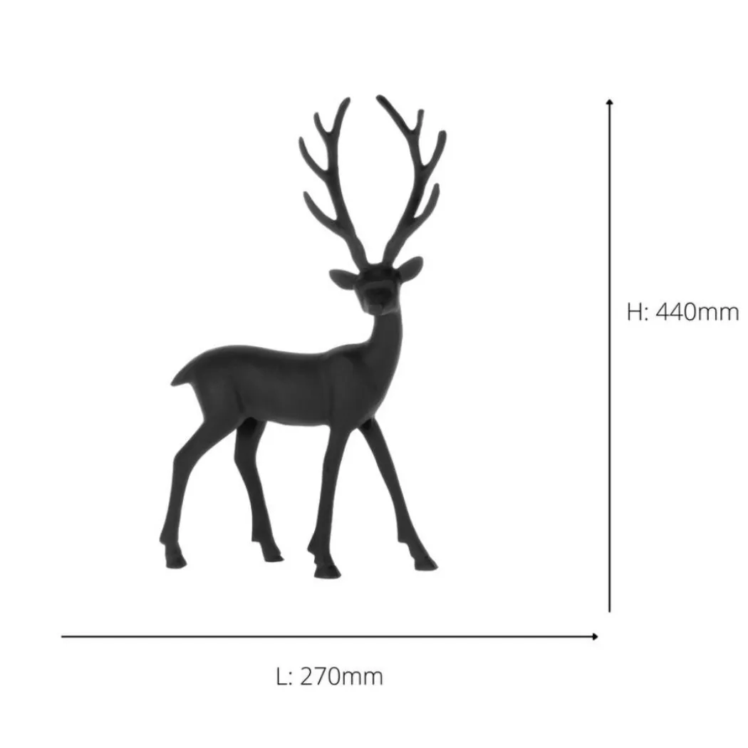 Baligian Black Stag Ornament