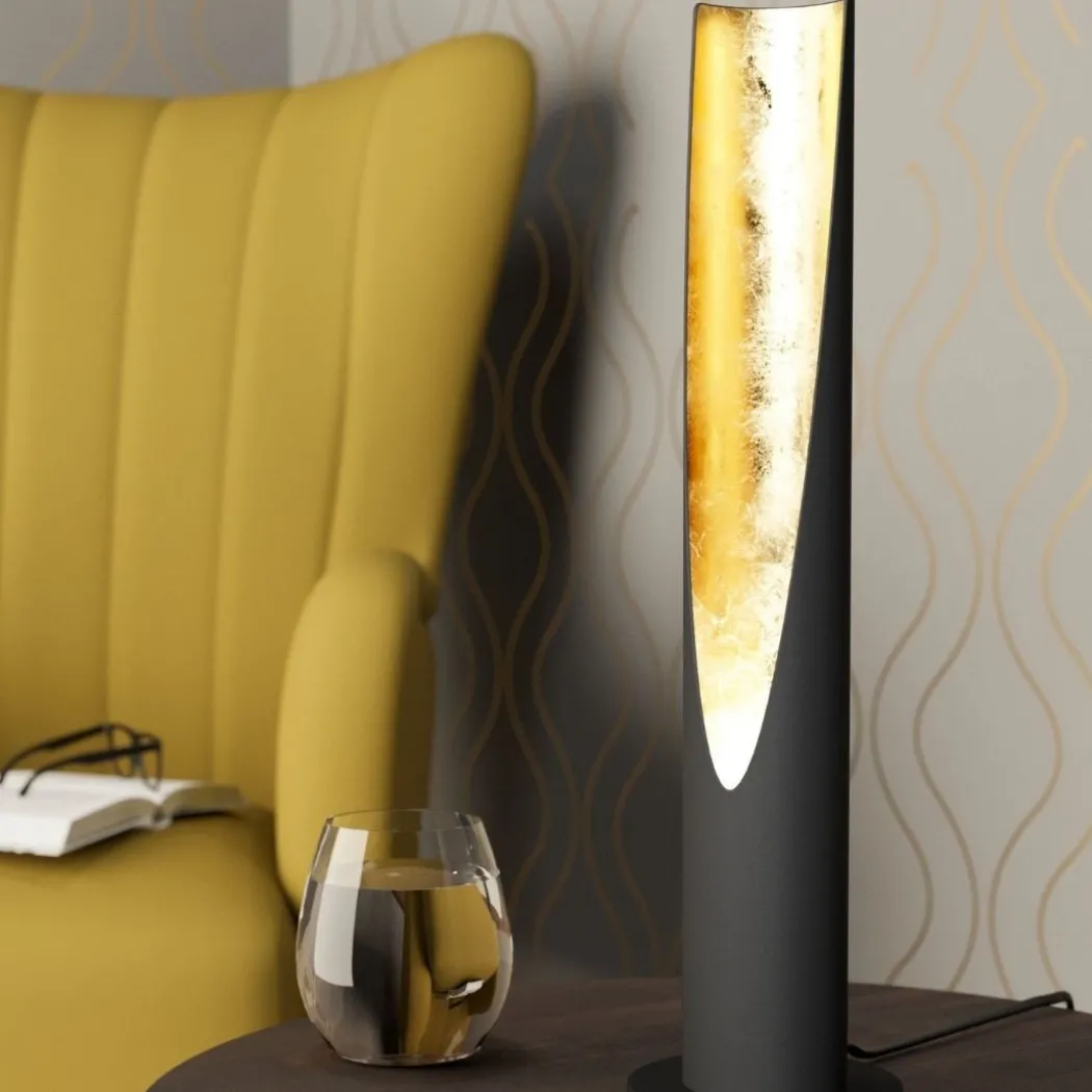 Barbotto Black and Gold Table Lamp