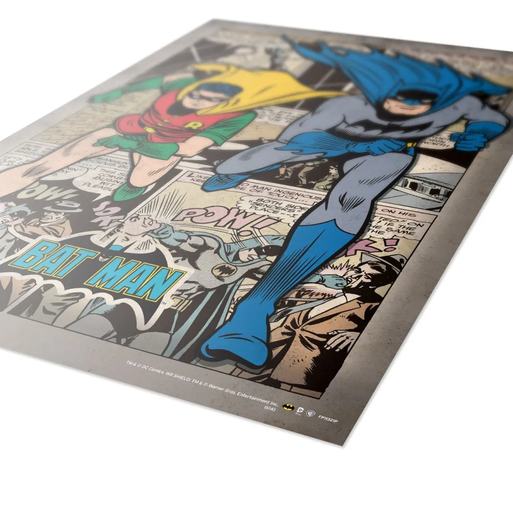Batman Comic Montage Frame 30X40
