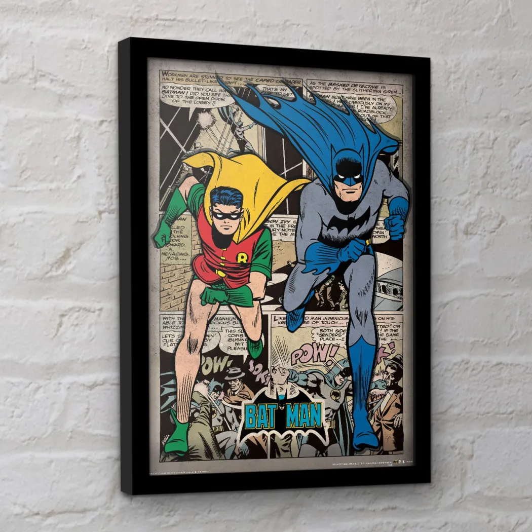 Batman Comic Montage Frame 30X40
