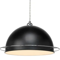 Bauhaus Black Dome Easy Fit Pendant Shade