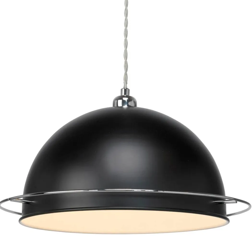 Bauhaus Black Dome Easy Fit Pendant Shade