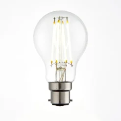 B22/BC 7w LED GLS Clear Cool White Dimmable Light Bulb