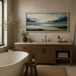 Beach Wilderness 50x100cm Framed Canvas