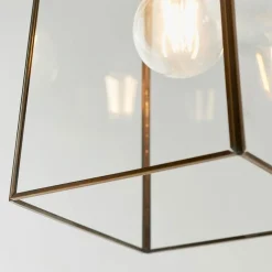 Beaumont Antique Brass Easy-Fit Pendant