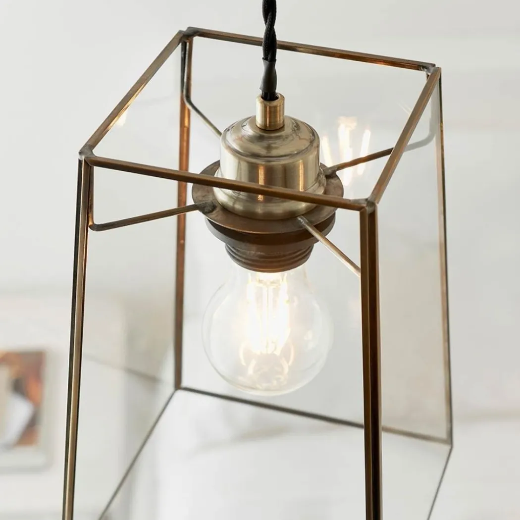Beaumont Antique Brass Easy-Fit Pendant