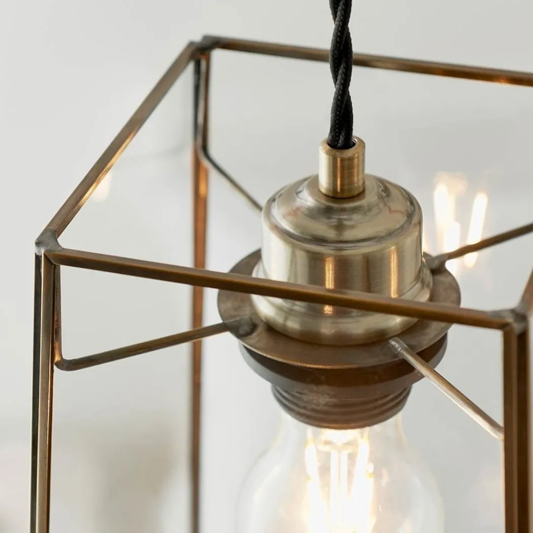 Beaumont Antique Brass Easy-Fit Pendant