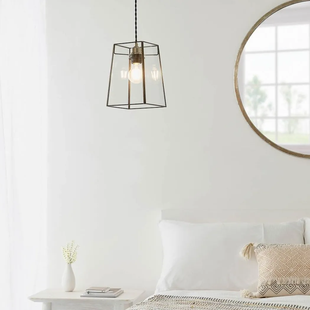 Beaumont Antique Brass Easy-Fit Pendant