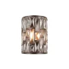 Belle Dark Bronze & Crystal Wall Light