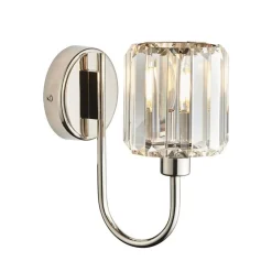 Berenice Silver & Crystal Wall Light