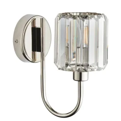 Berenice Silver & Crystal Wall Light