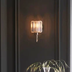 Berenice Silver & Crystal Wall Light