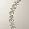 Bianca Polished Chrome & Grey Table Lamp