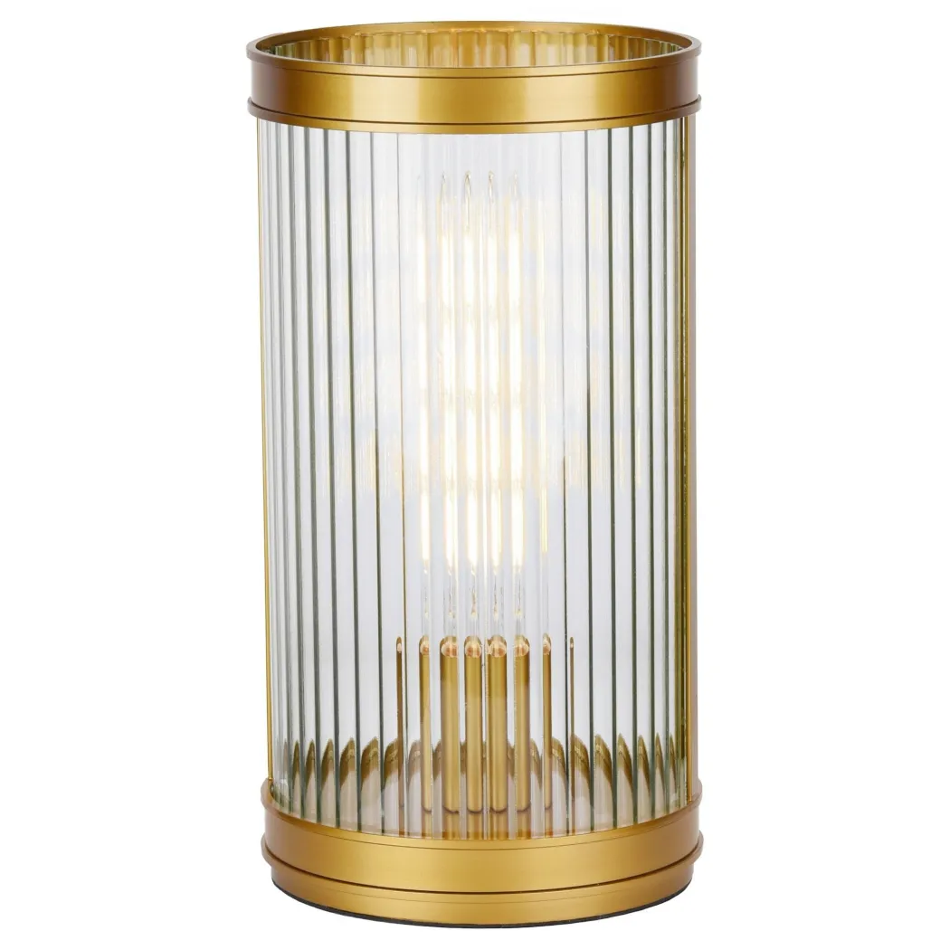 Bianka Bronze & Glass Table Lamp