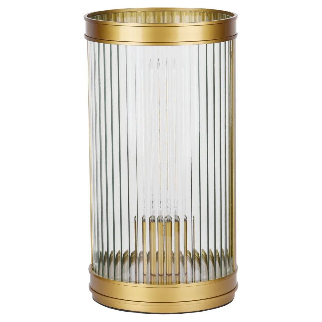 Bianka Bronze & Glass Table Lamp