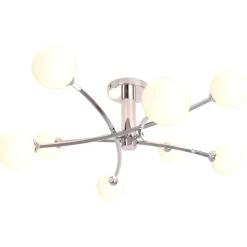 Bombo 8 Light Ceiling Light Polished Chrome