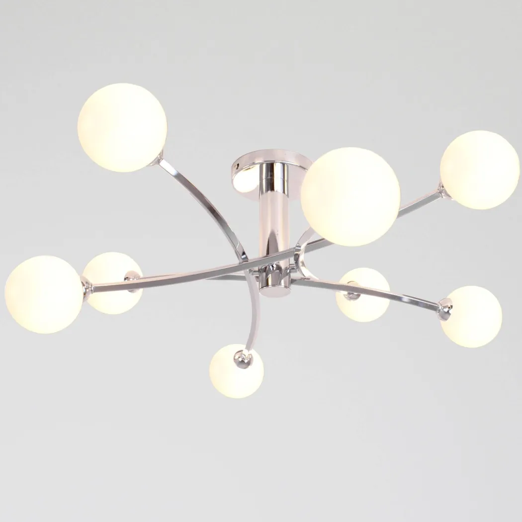 Bombo 8 Light Ceiling Light Polished Chrome