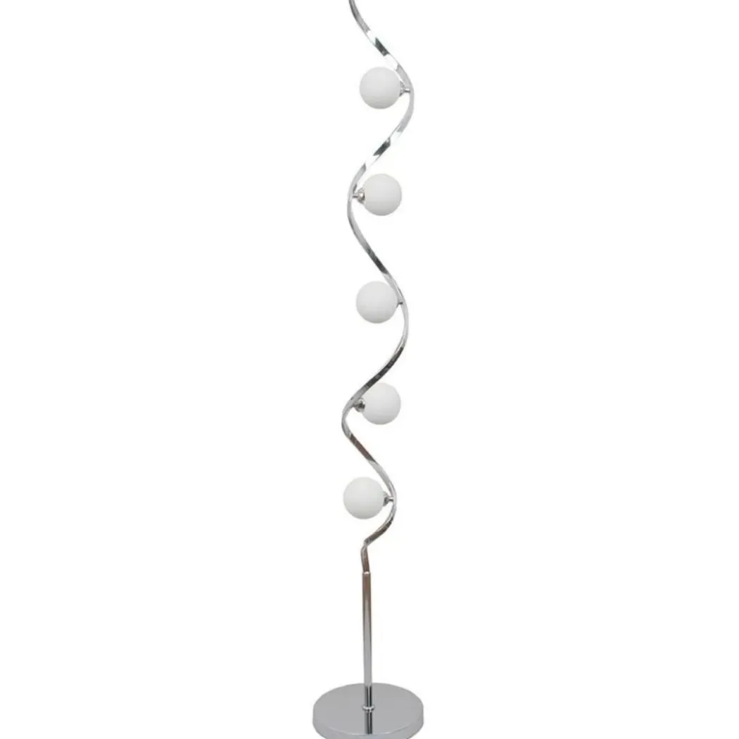 Bombo 5 Light Floor Lamp Polished Chrome