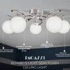 Bombo 5 Light Semi Flush Ceiling Light